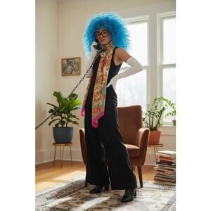 SPANX Perfect Sleeveless Flare Jumpsuit Black Sz S Petite NWT $228